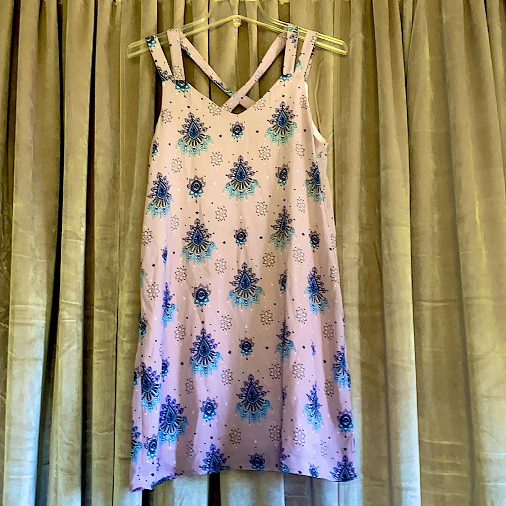 Purple Paisley Dress
